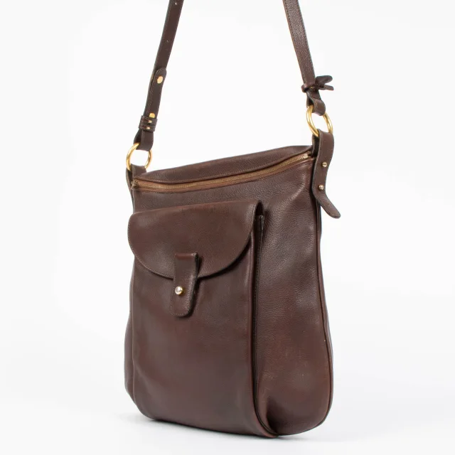 Delvaux Flou MM Crossbody in Brown Leather from Labellov, photo 2 of 4