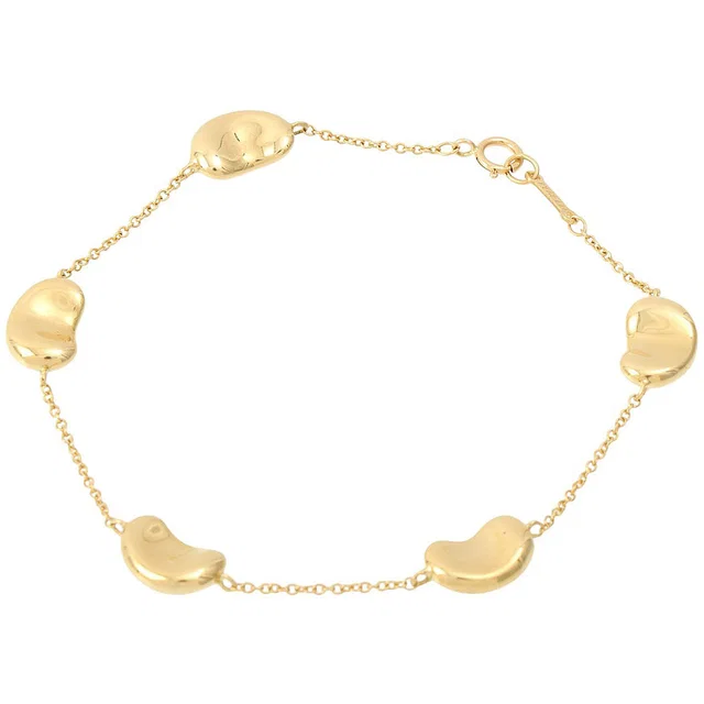Tiffany & Co. 18K Bean Bracelet, Yellow Gold in Yellow from VINTAGE QOO TOKYO