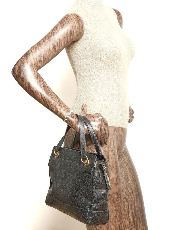 Chanel Triple CC Tote Bag in Caviar leather from A Retro Tale, photo 9 of 9