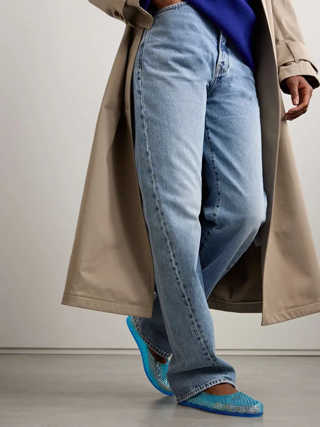 ANCIENT GREEK SANDALS Iro PVC ballet flats in Blue, photo 2 of 2 from NET-A-PORTER (Canada)
