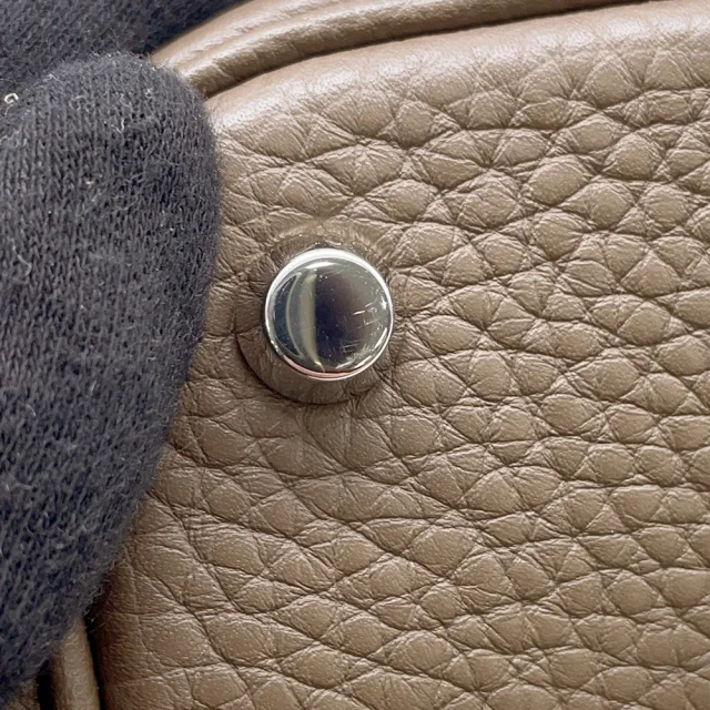 Hermès Picotin Lock Etoupe Taurillon Clemence Size PM in Taupe Clemence leather from GALLERY RARE, photo 8 of 12