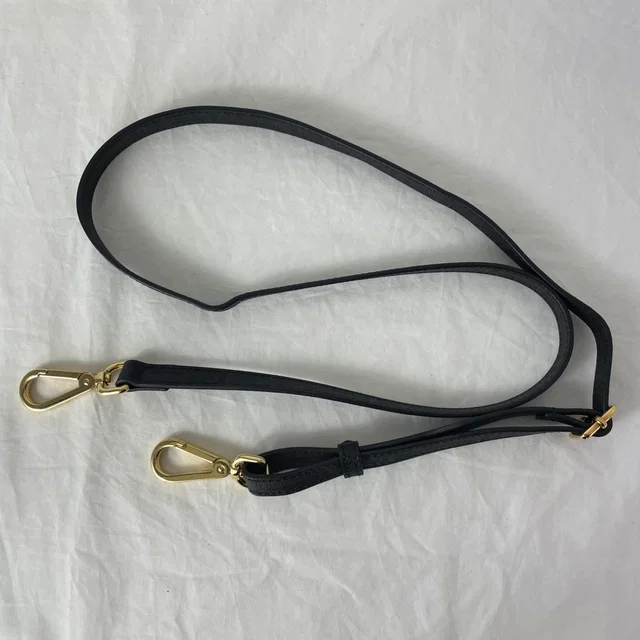Fendi FF Zucchino black canvas adjustable shoulder/crossbody strap in Black Canvas from Reowned