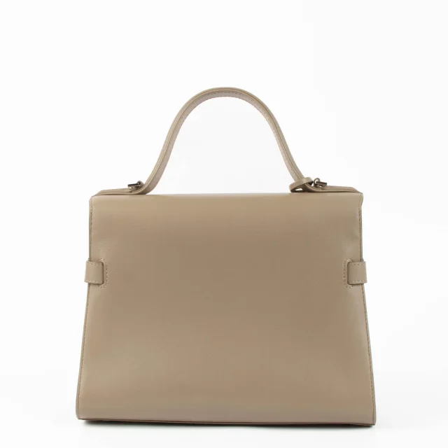 Delvaux Gris Tourterelle Calf Souple Tempête MM in Grey Calfskin from Labellov, photo 4 of 6