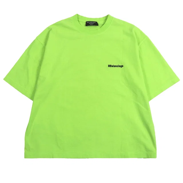 Balenciaga WARDROBE BB logo embroidery Cotton T-shirt from LuxUness