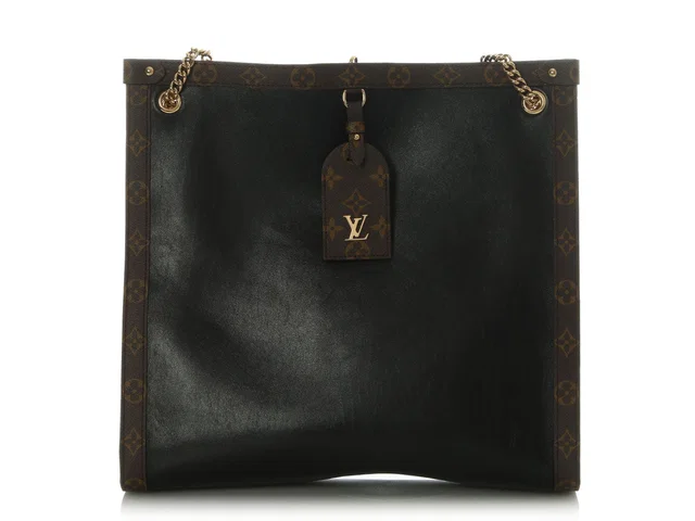 Louis Vuitton Black Nova Vibe MM in Black Coated canvas from Ann's Fabulous Finds