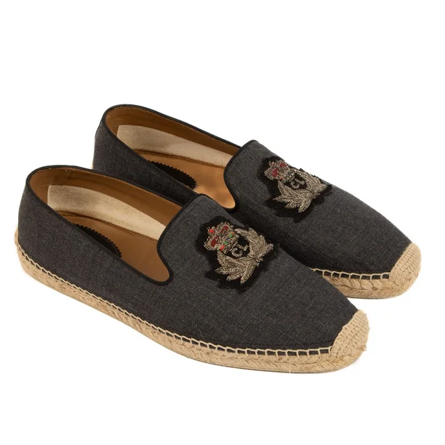 Christian Louboutin Grey Canvas Nanou Orlato Espadrilles - Size 43 in Grey Canvas from Labellov, photo 2 of 2