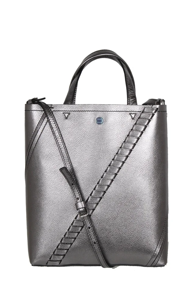 Proenza Schouler PS Hex Tote Metal, Dark Silver from Cultstatus, photo 1 of 1