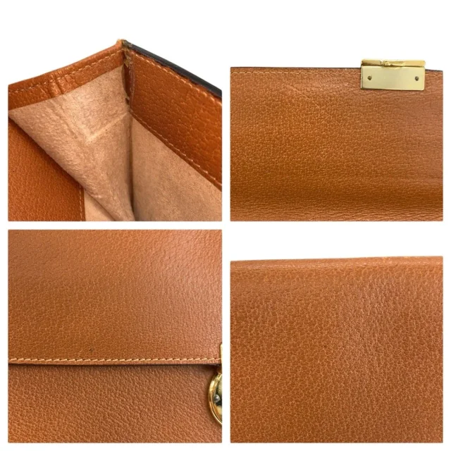 Gucci Clutch Bag in Brown Leather from LuxUness, photo 6 of 10