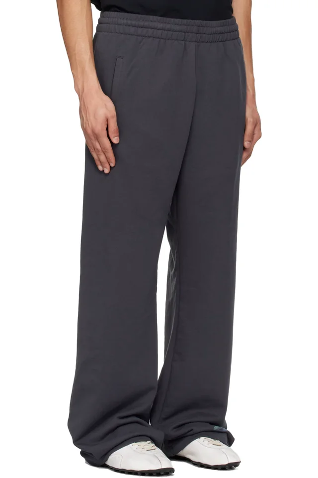 Gray 'WE11DONE' Multi-Logo Sweatpants, photo 2 of 2 from SSENSE