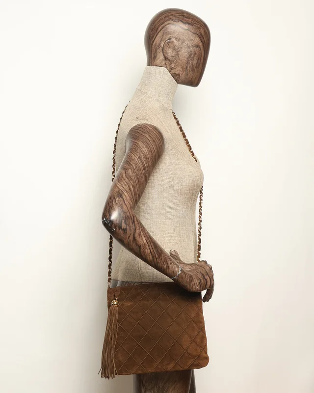 Chanel CC Fringe Chain Bag in Suede from A Retro Tale, photo 10 of 10