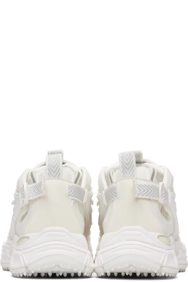 Off-White White 'Be Right Back' Open Sneakers, photo 2 of 5 from SSENSE