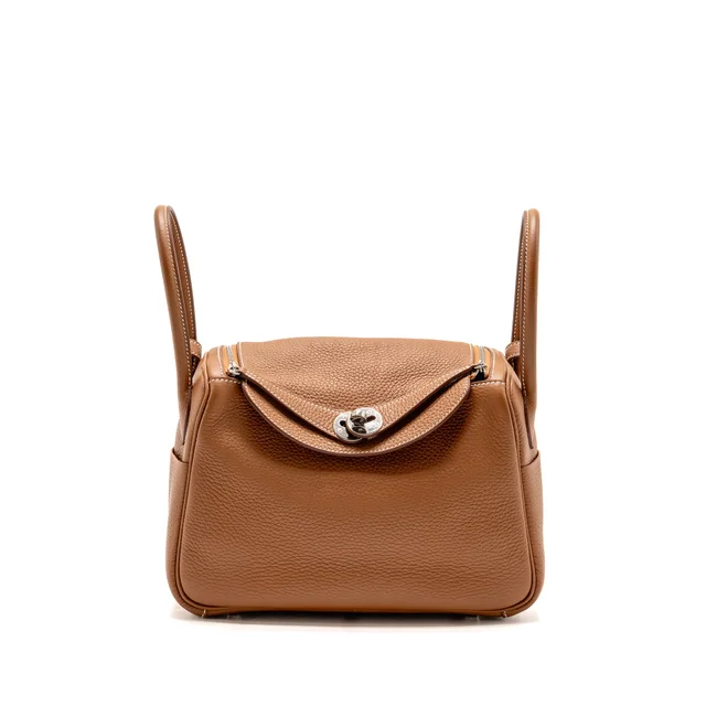 Hermès lindy 26 clemence gold SHW stamp B in Gold Clemence leather from EMIER