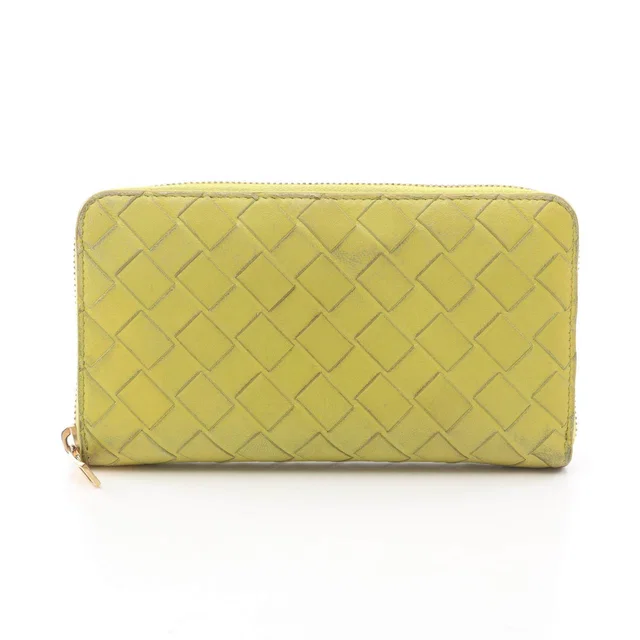 Bottega Veneta Intrecciato Leather Long Wallet in Woven leather from LuxUness