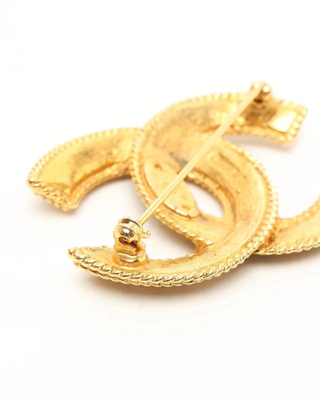 Chanel Coco Mark Brooch in Wool from A Retro Tale, photo 3 of 3