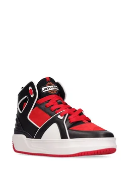 JUST DON High-top sneakers with chunky sole in 70% Calf, 30% Lycra®, photo 3 of 6 from LUISAVIAROMA