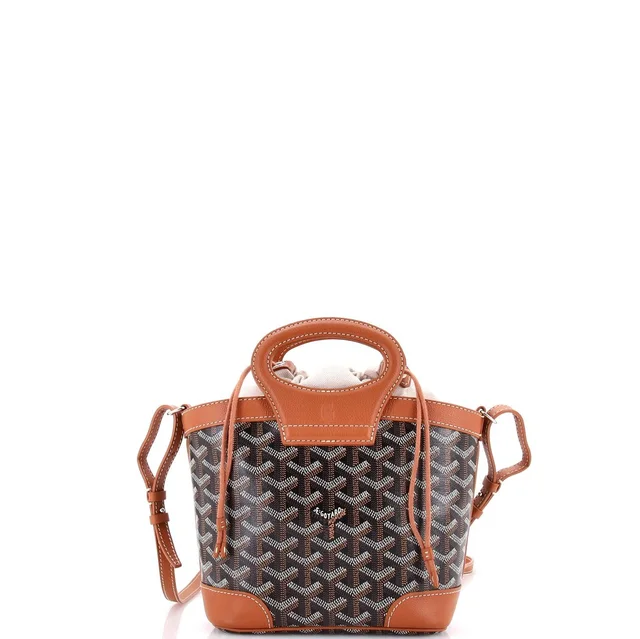 Goyard Beluga Bag Coated Canvas Mini in brown|red Coated canvas from Rebag