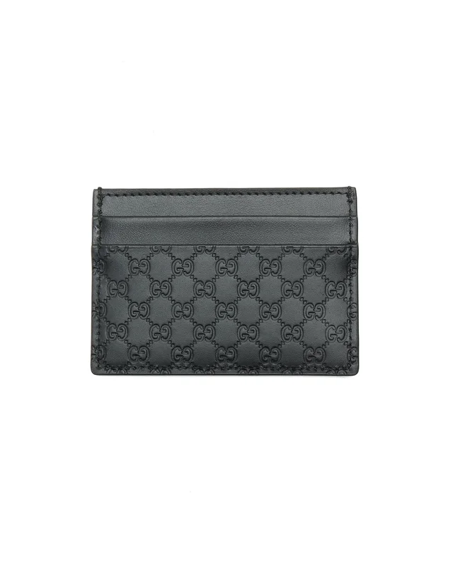 Gucci Mini Guccissima Card Holder in Leather from A Retro Tale, photo 2 of 2