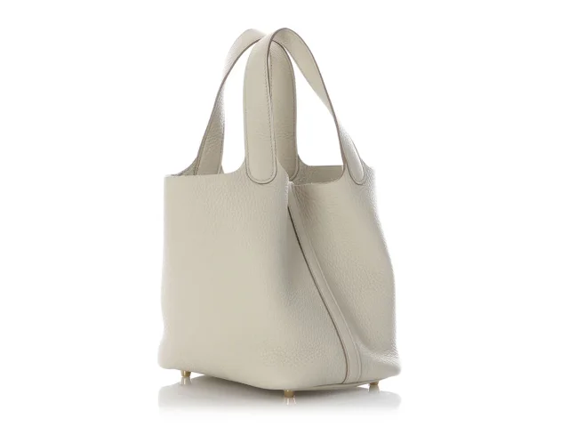 Hermès Béton Clémence Picotin Lock 18 in Clemence leather from Ann's Fabulous Finds, photo 3 of 10