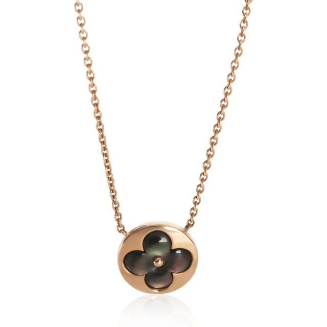 Louis Vuitton Rose Gold Mother Of Pearl Blossom Sun Pendant 18k in Pink from HEWI