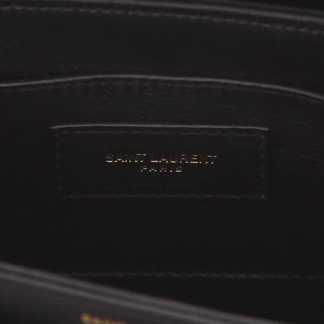 Saint Laurent Solférino handbag in black leather in Black Leather from Collector Square, photo 4 of 5