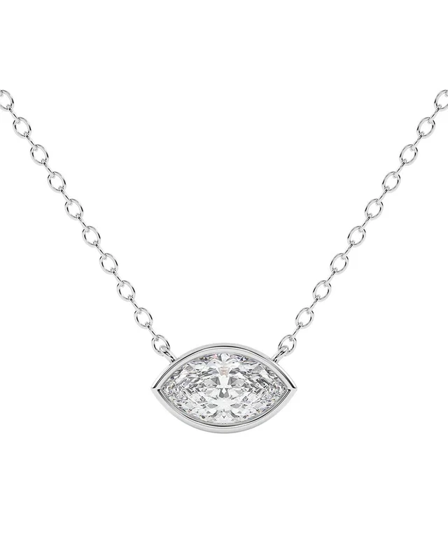 Lab Grown Diamonds 14K 1.00 ct. tw. Lab-Grown Diamond Necklace, image 1 of 1 from Gilt