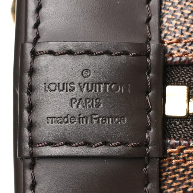Louis Vuitton Damier Ebene Alma BB in Brown Coated canvas from FASHIONPHILE, photo 6 of 10