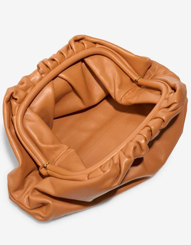 Bottega Veneta Pouch Large Lamb Brown in Brown Lambskin from SACLÀB, photo 9 of 9