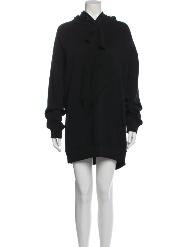 Givenchy Mock Neck Mini Dress in black from The RealReal