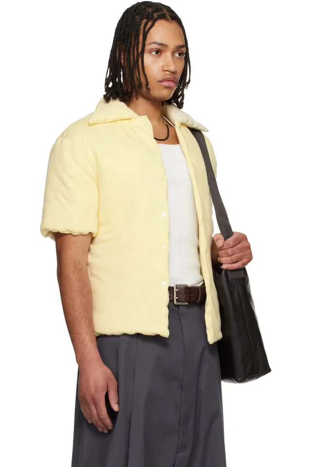 LU'U DAN Off-White Wadded Shift Shirt, photo 2 of 4 from SSENSE