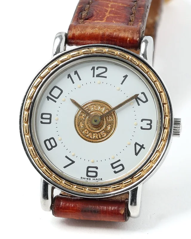 Hermès Sellier 24mm Watch in Ostrich from A Retro Tale, photo 3 of 7