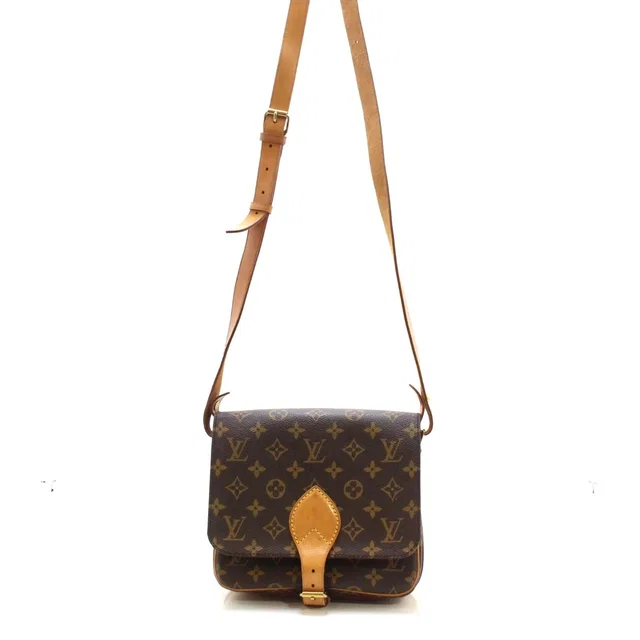 Louis Vuitton Cartouchiere 22 Monogram Shoulder Bag Canvas in Canvas from The Reluxe