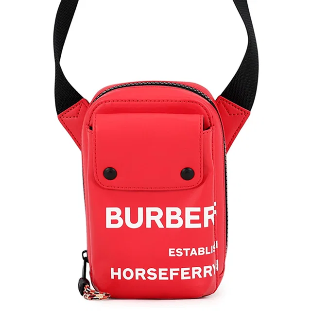 Burberry Cross Body Bag Red/Black/White8036889 PVC in Black from GALLERY RARE