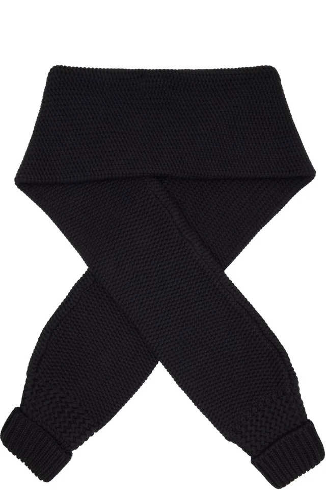 YMC Black Sleeve Scarf, photo 2 of 3 from SSENSE