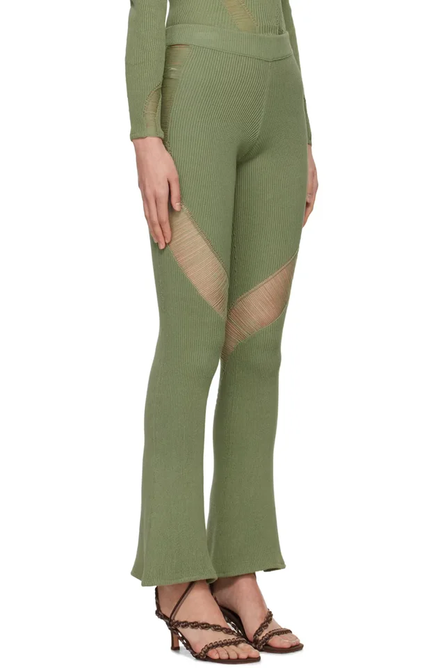 Isa Boulder SSENSE Exclusive Green Trousers, photo 2 of 4 from SSENSE