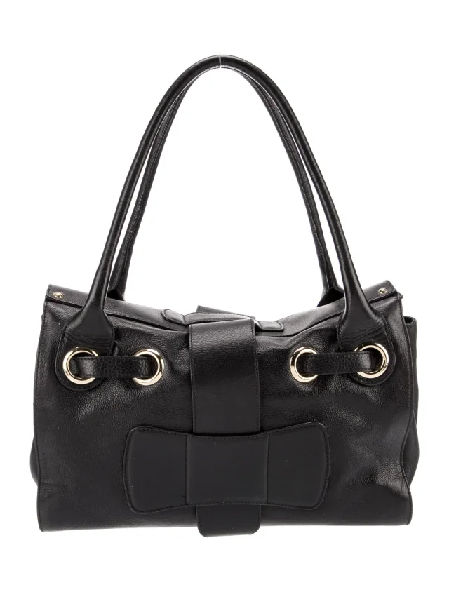 Jimmy Choo Shoulder Bag handbags in Black Suede from The RealReal, photo 4 of 6