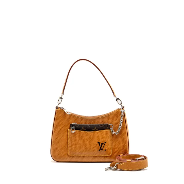 Louis Vuitton Marelle Epi Leather Gold Miel SHW in Gold Leather from EMIER