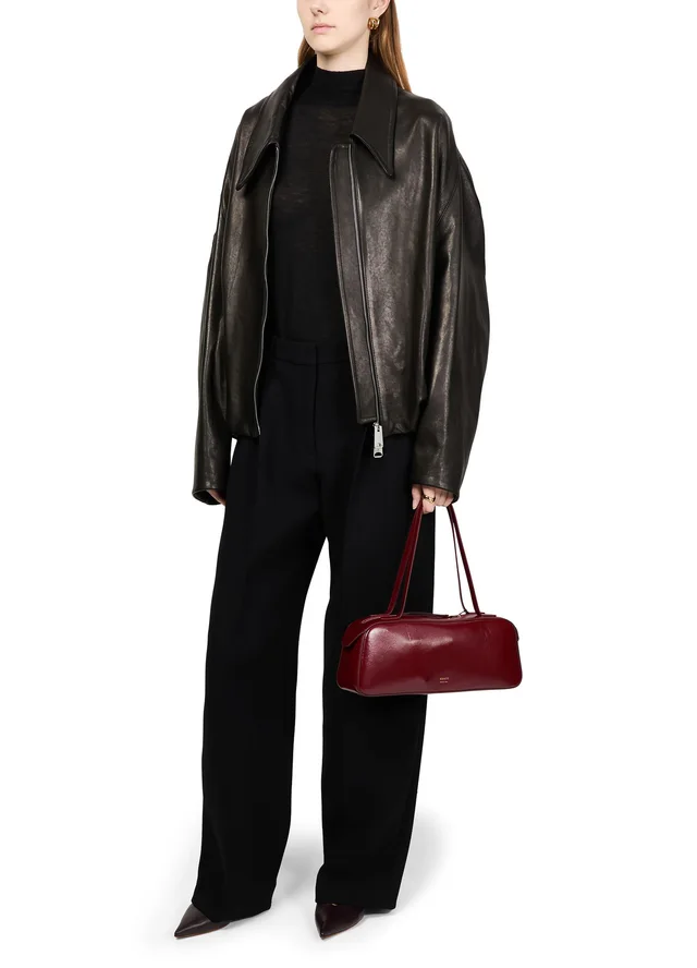 KHAITE August pants in Black 100% polyester, photo 6 of 6 from 24S (US)