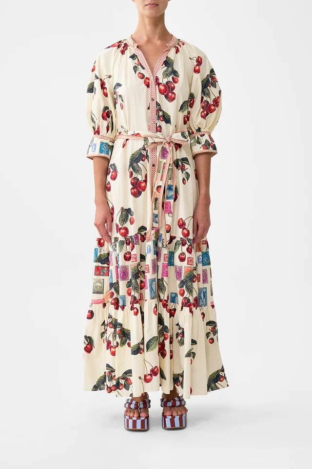 Camilla eBoutique TIERED SHIRT DRESS WITH SHORT SLEEVE NOTES FROM THE ROAD from CAMILLA, photo 1 of 1