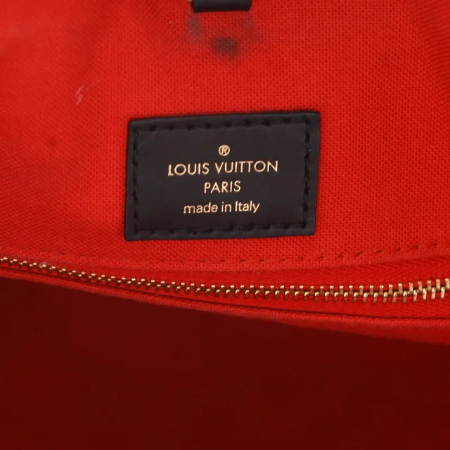 Louis Vuitton Onthego large tote bag in two-tone brown Monogram canvas in Brown Coated canvas from Collector Square, photo 4 of 5