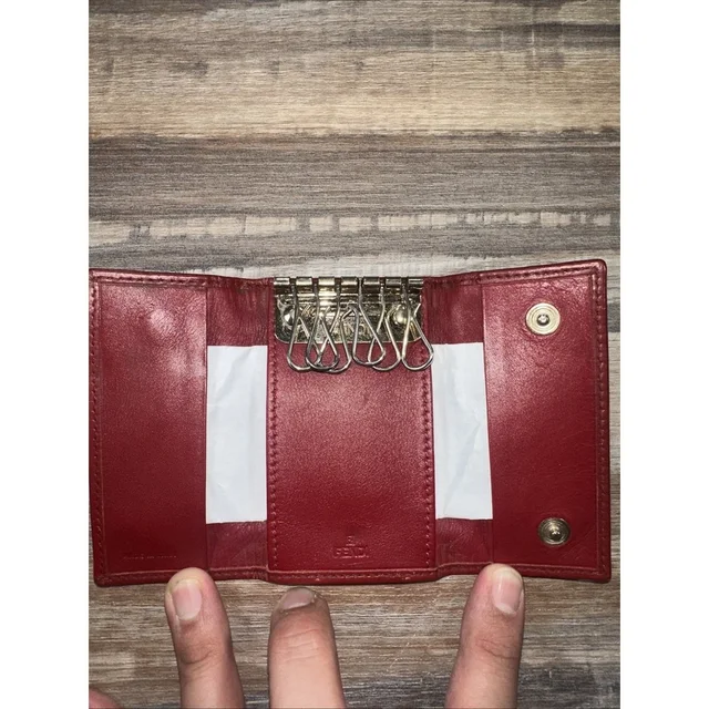 Fendi Key Case Key Holder Zucca Leather Canvas Authentic With Coa in brown|red Canvas from Poshmark, photo 6 of 13