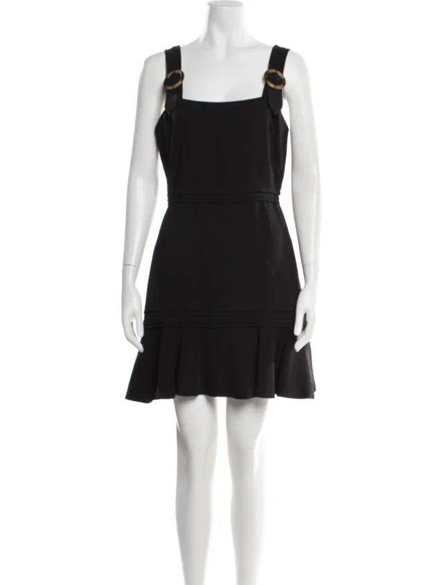 SIMKHAI Square Neckline Mini Dress in black from The RealReal