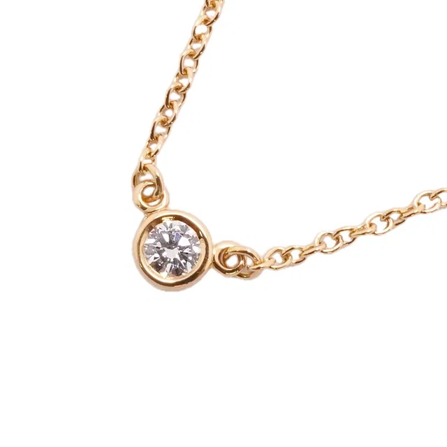 Tiffany & Co. Necklace by the Yard Yellow Gold Diamond in Yellow from The Reluxe
