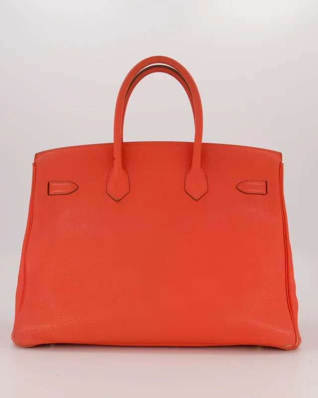 Hermès Birkin Retourne 35 Bag in Pink Togo leather from Sellier, photo 6 of 21