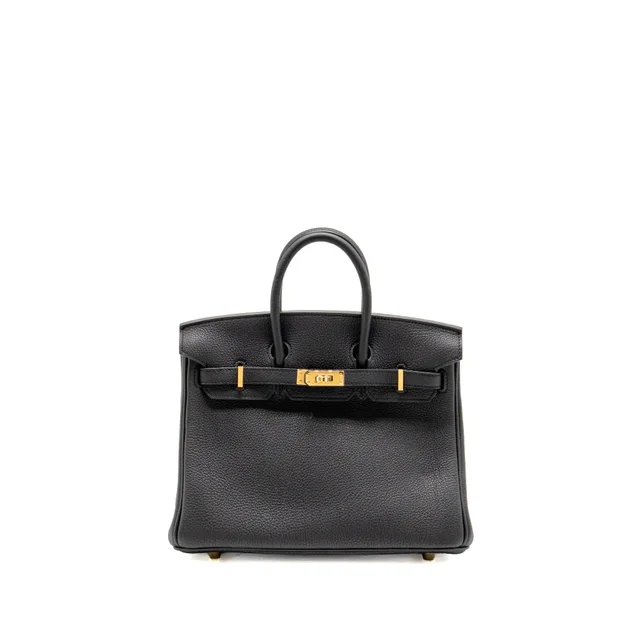 Hermès Birkin 25 Togo Black GHW Stamp K in Black Togo leather from EMIER