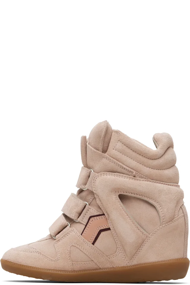 Isabel Marant Pink Bekett Sneakers, photo 3 of 5 from SSENSE