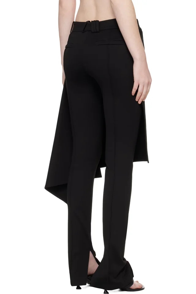 The Attico Black Long Trousers, photo 3 of 4 from SSENSE