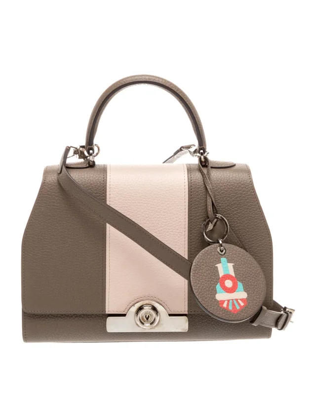 Moynat Leather Réjane "Ruban" PM in brown|red Leather from The RealReal