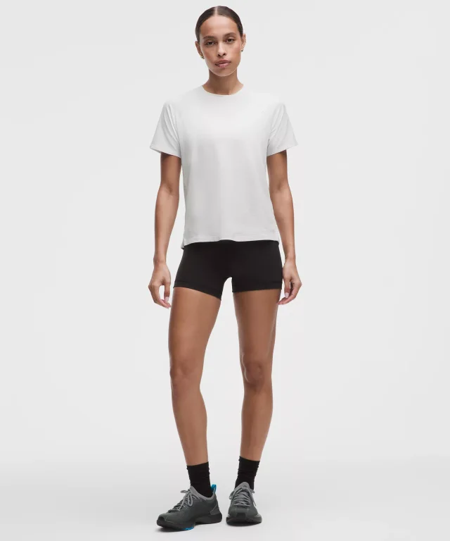 lululemon License to Train Classic-Fit T-Shirt in White/Vapor, photo 2 of 5 from lululemon
