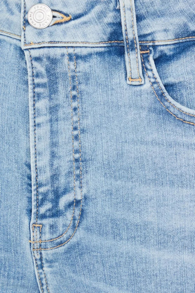 Frame Le Crop Mini Boot High-Rise Bootcut Jeans in Light denim, photo 4 of 4 from THE OUTNET