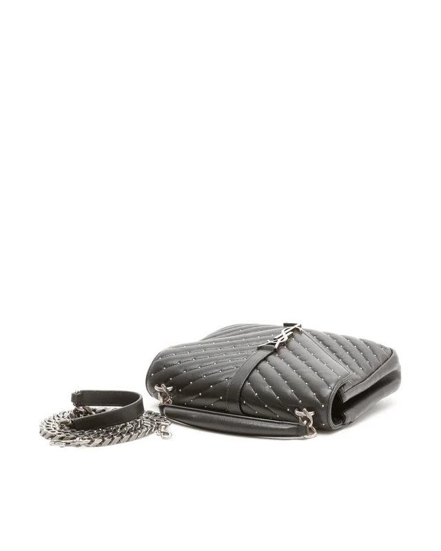 Saint Laurent Studded College Bag in Leather from A Retro Tale, photo 5 of 10